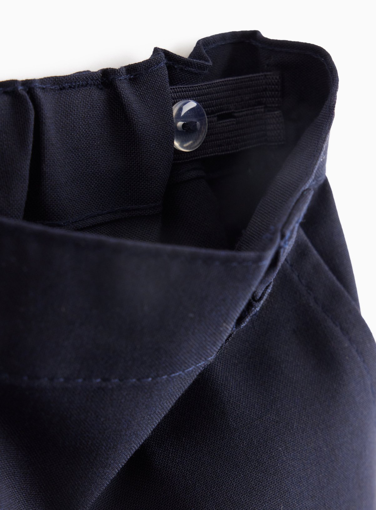 2 Pack Navy 'Dress with Ease' Trousers with Reinforced Knees & Extendable Hems 4 years - Image 4 thumbnail