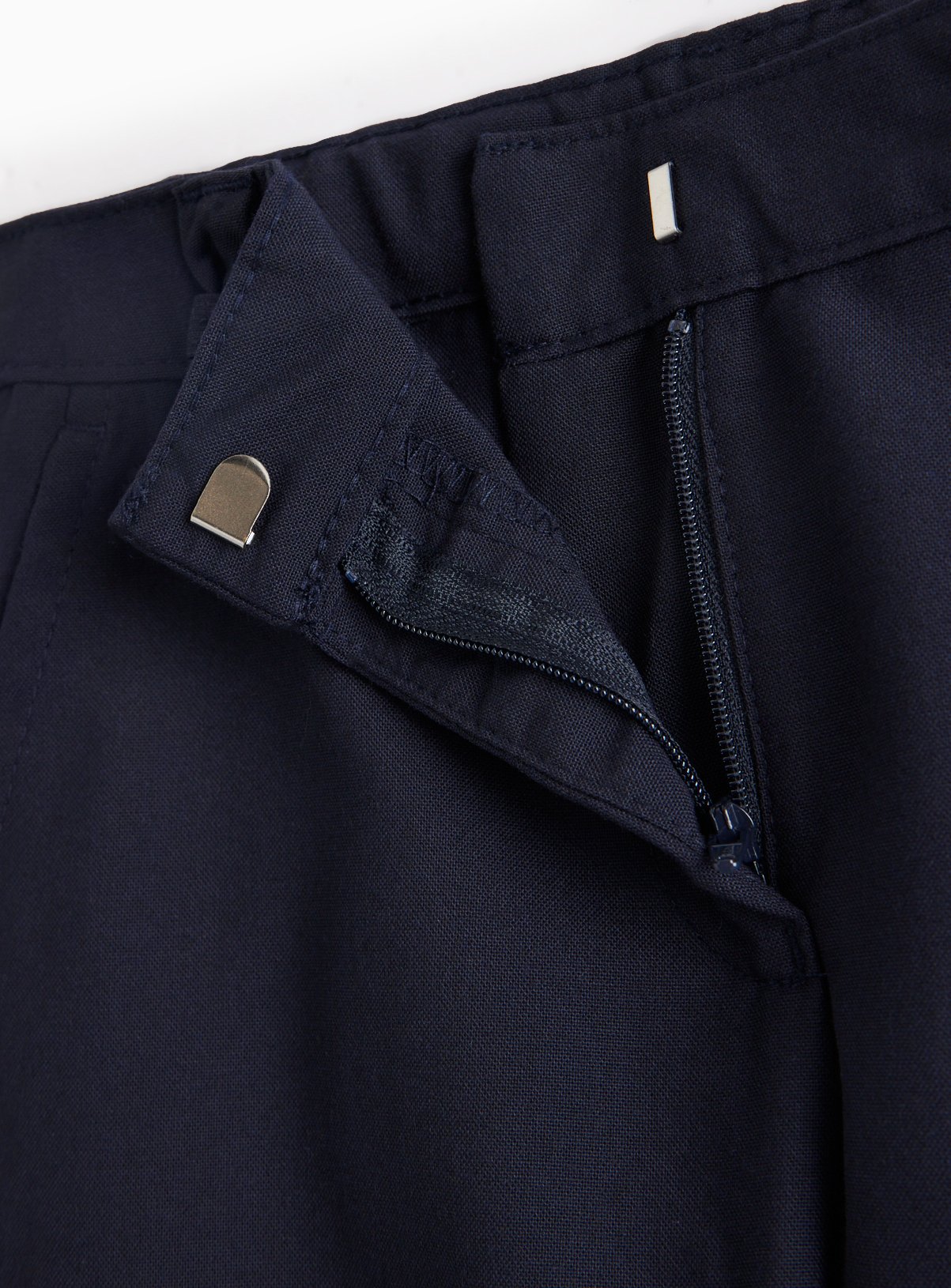 4 Pack Navy Trousers with Reinforced Knees & Extendable Hem 12 years - Image 3 thumbnail