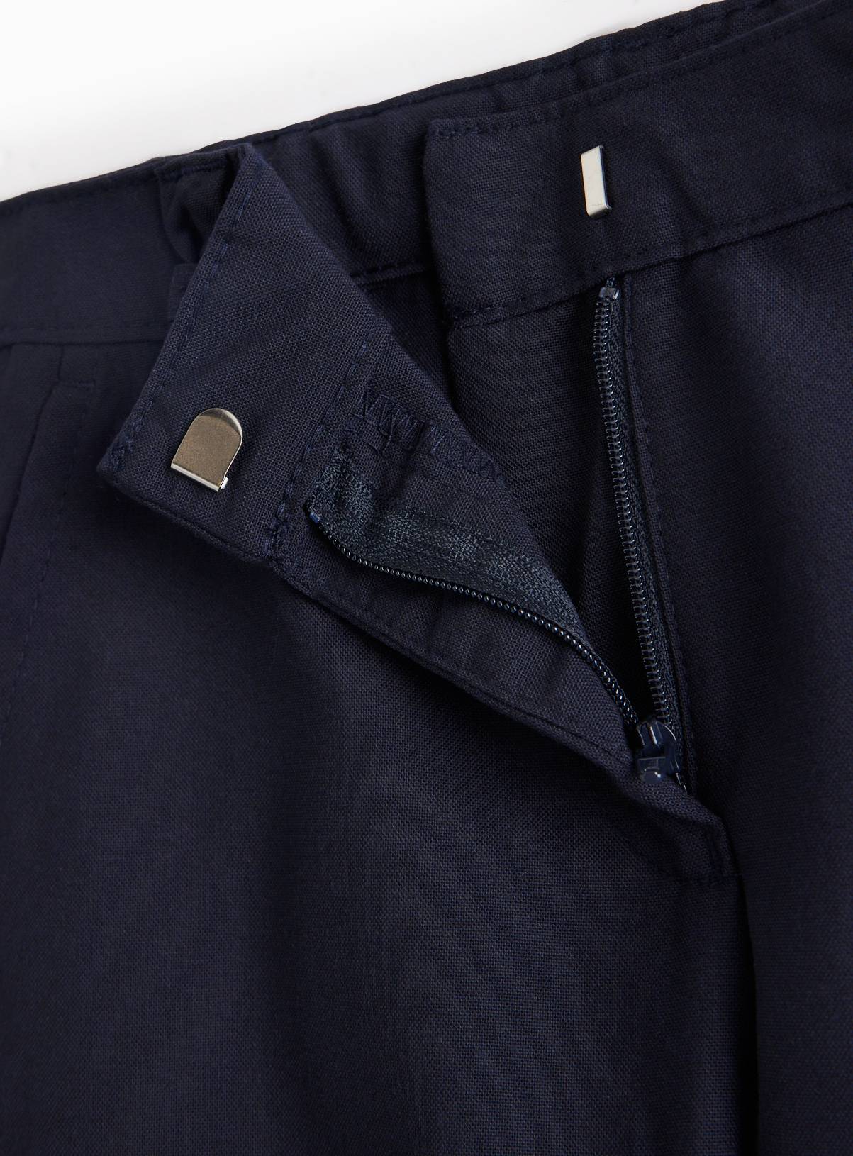 4 Pack Navy Trousers with Reinforced Knees & Extendable Hem 12 years - Image 3