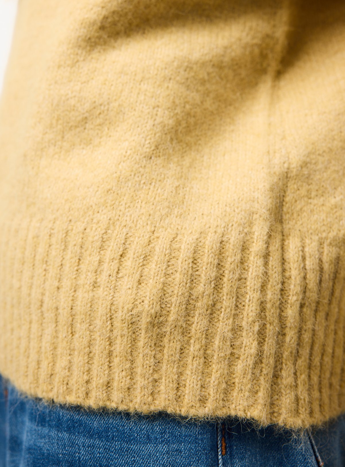 Yellow Open Collar Knitted Jumper 20 - Image 3 thumbnail