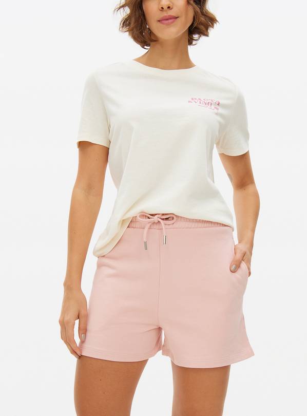 Pink Jersey Shorts M