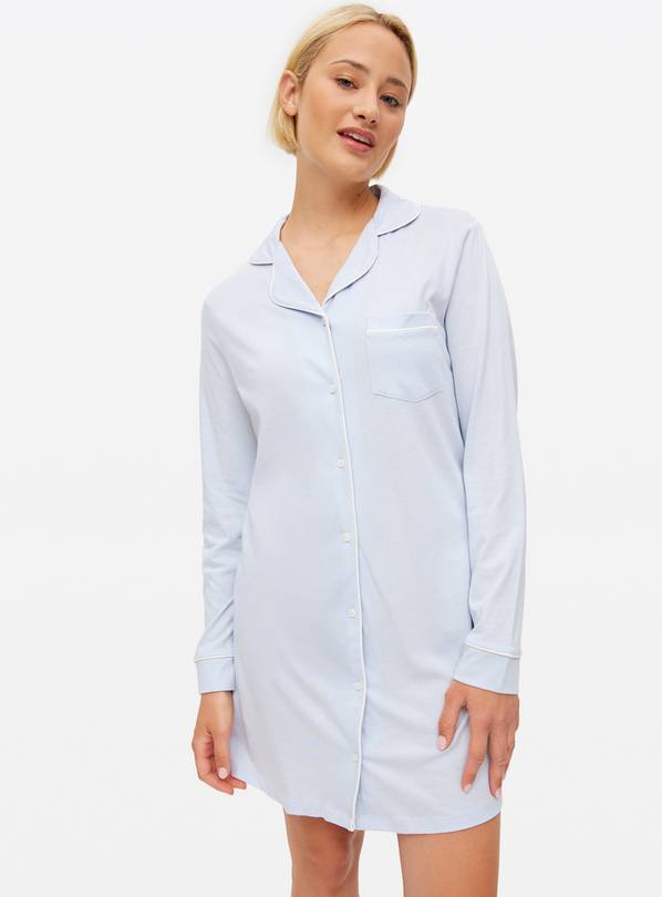 Blue Modal Blend Night Shirt XL