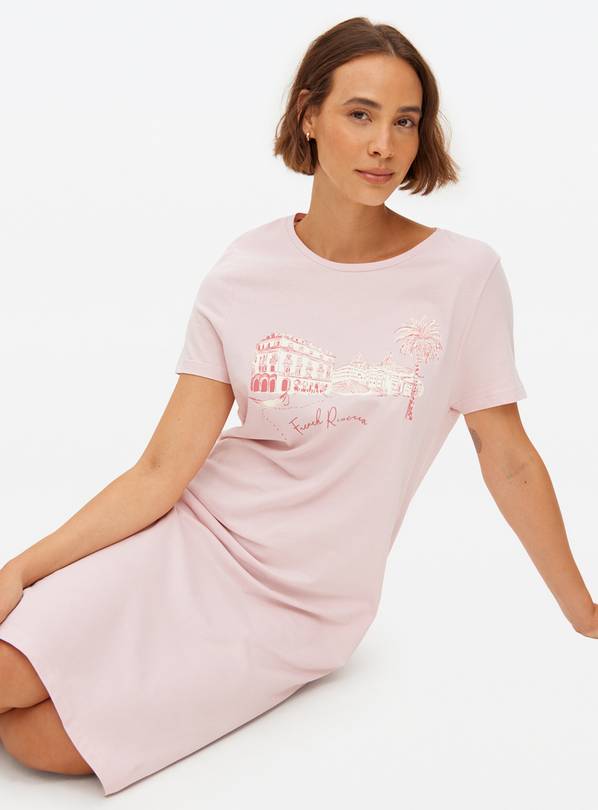 Pink St Tropez Landmark Night Shirt S