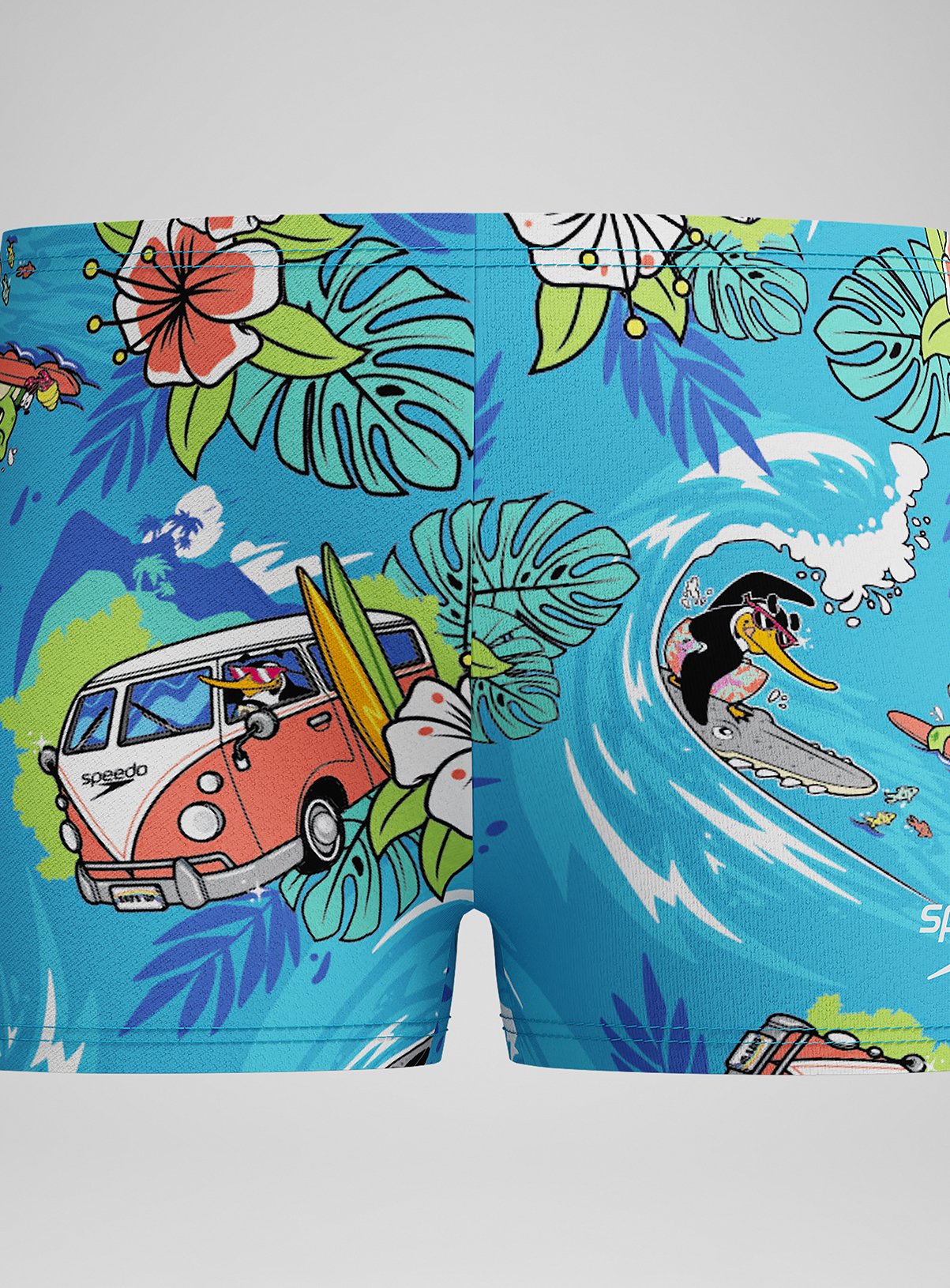 Blue Blue SPEEDO Boys Learn To Swim Aquashort Swim Shorts (9-12 Months) - Speedo by Sainsbury's