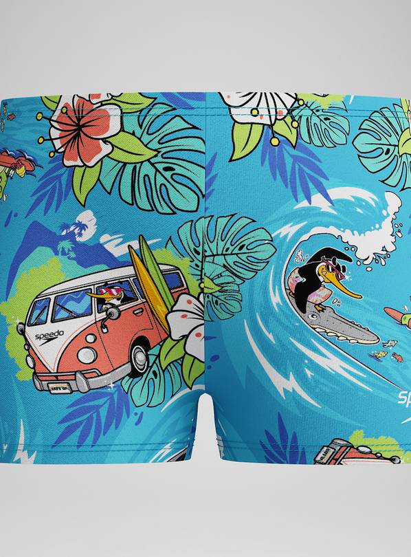 SPEEDO Boys Learn To Swim Aquashort Swim Shorts 2 years