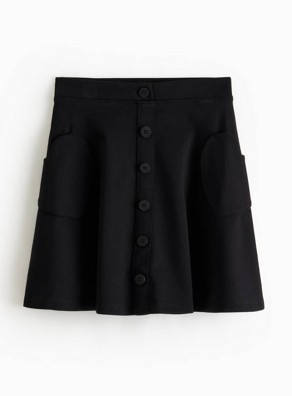 Black Heart Pocket Jersey Skirt 3 years
