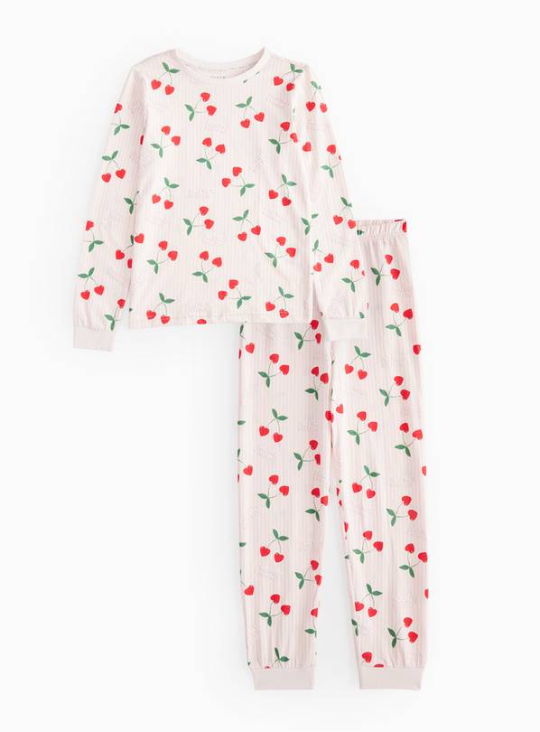 Cherry Print Pyjama Set 7-8 years