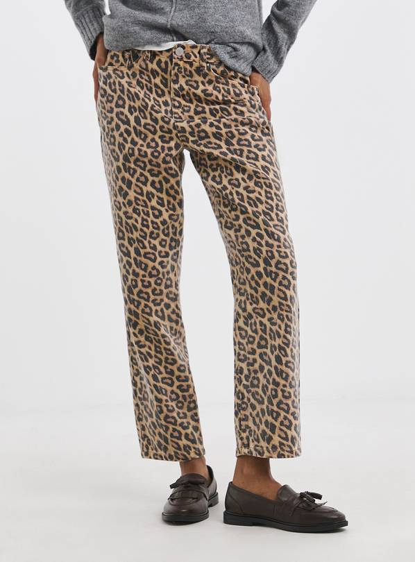 JD WILLIAMS Leopard Straight Leg Crop 20