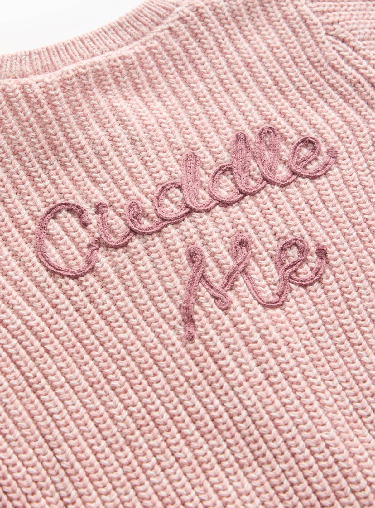 Pink Pocket Knitted Cardigan 9-12 months - Image 2