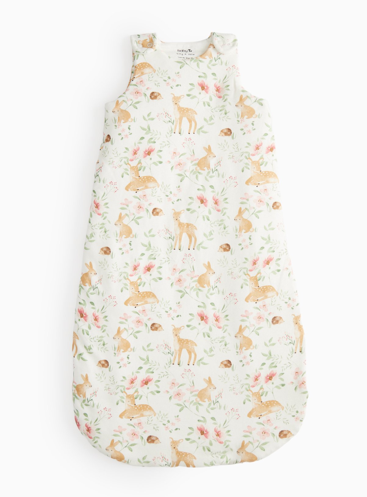 Woodland Deer Print 2.5 Tog Sleeping Bag (6-12 Months) - Tu by Sainsbury's