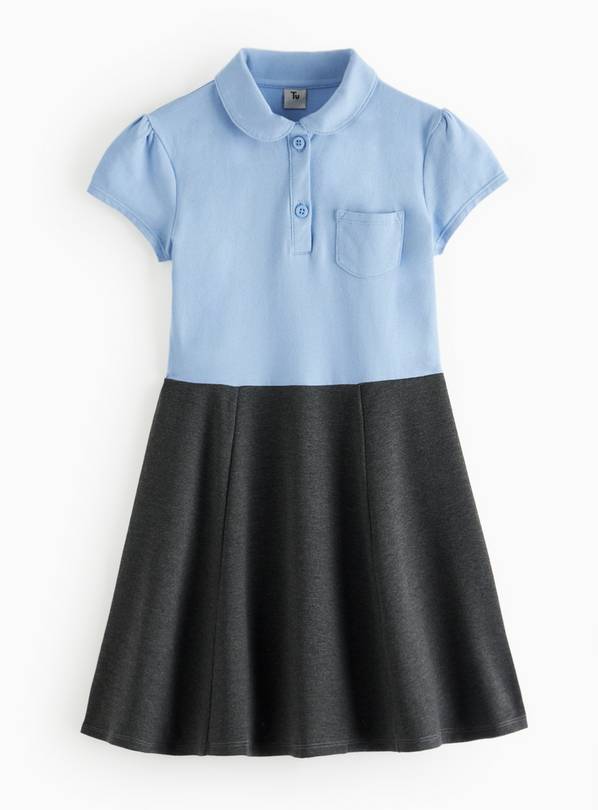 Blue & White Twofer Dress 4 years