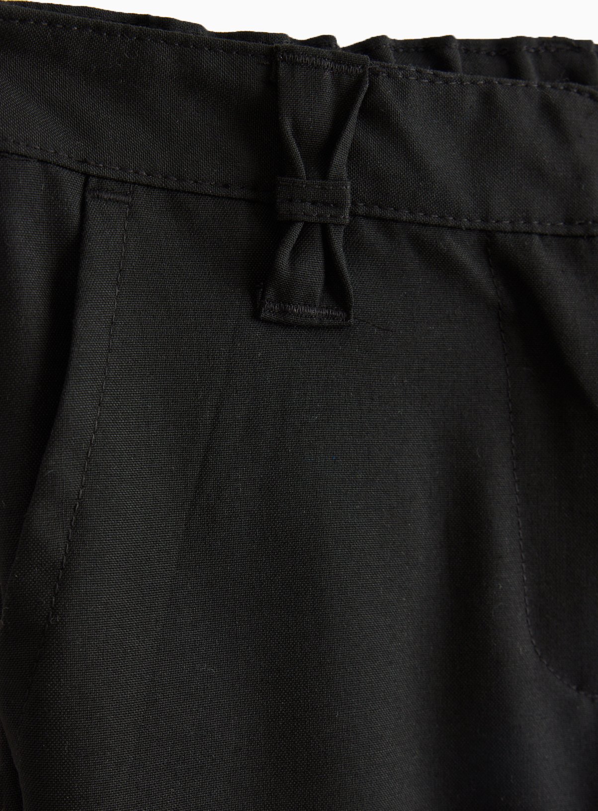 2 Pack Black Slim Trousers with Reinforced Knees & Extendable Hem 11 years - Image 3 thumbnail