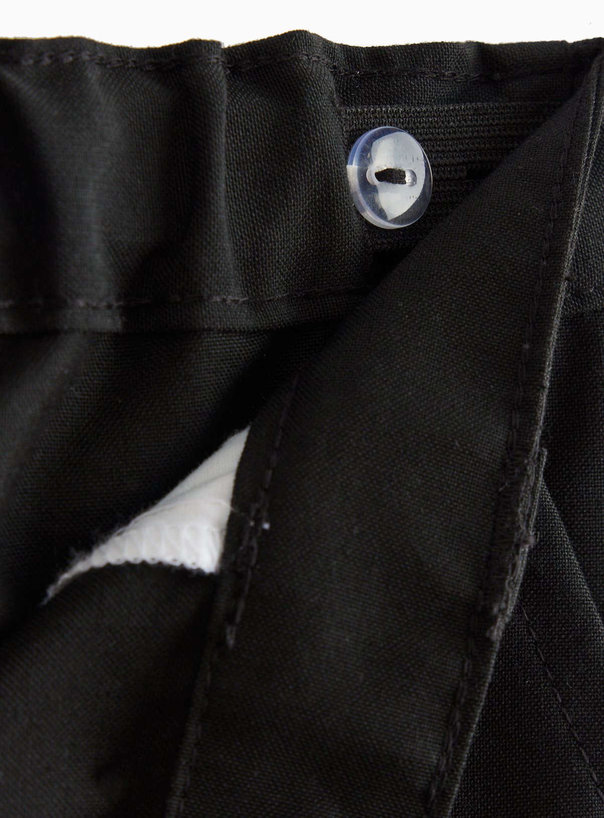 2 Pack Black Slim Trousers with Reinforced Knees & Extendable Hem 11 years - Image 4 thumbnail