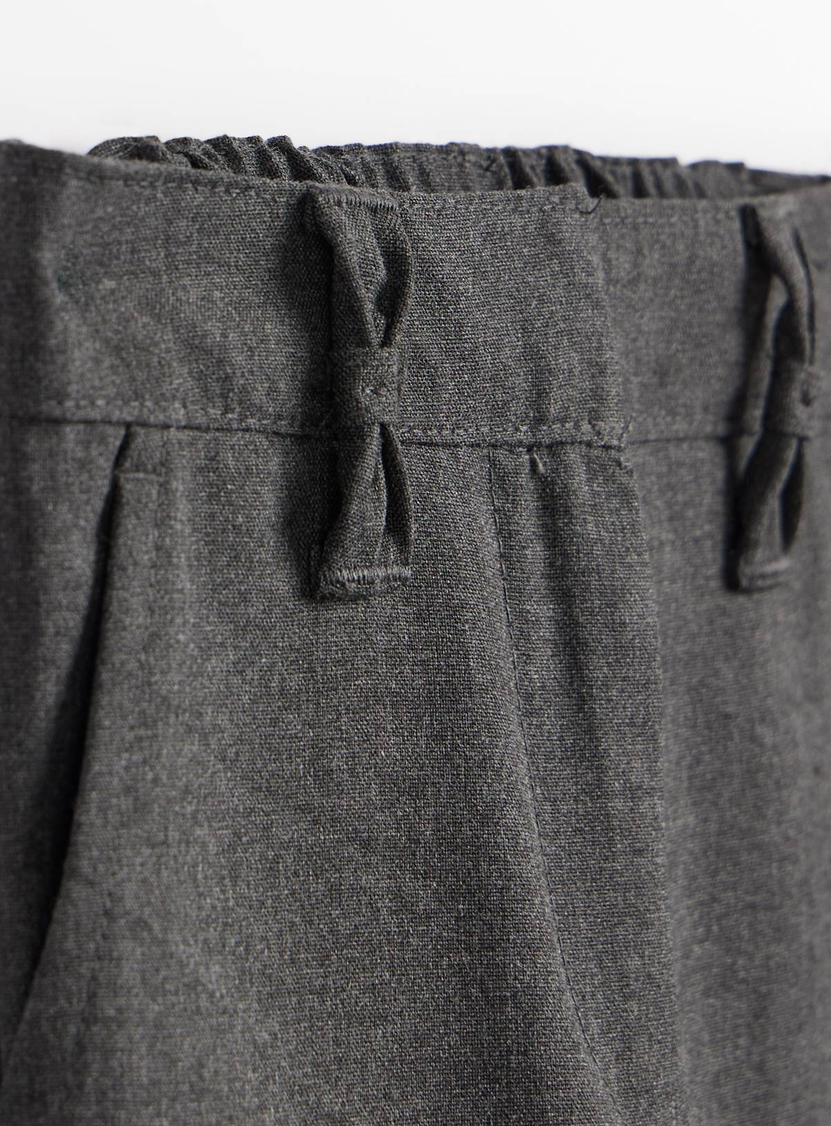 Grey Skinny Reinforced Knee Extendable Hem Trousers 2 Pack 10 years - Image 3
