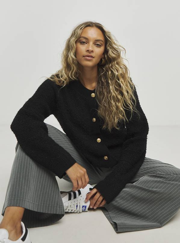 SIMPLY BE Boxy Boucle Cardigan 28-30