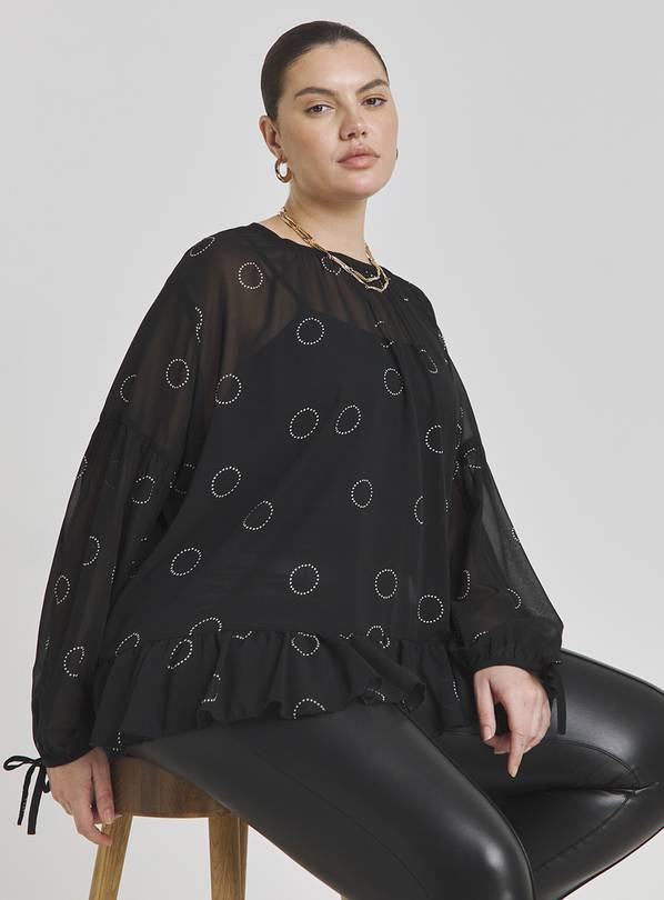 SIMPLY BE Romantic Georgette Blouse 12