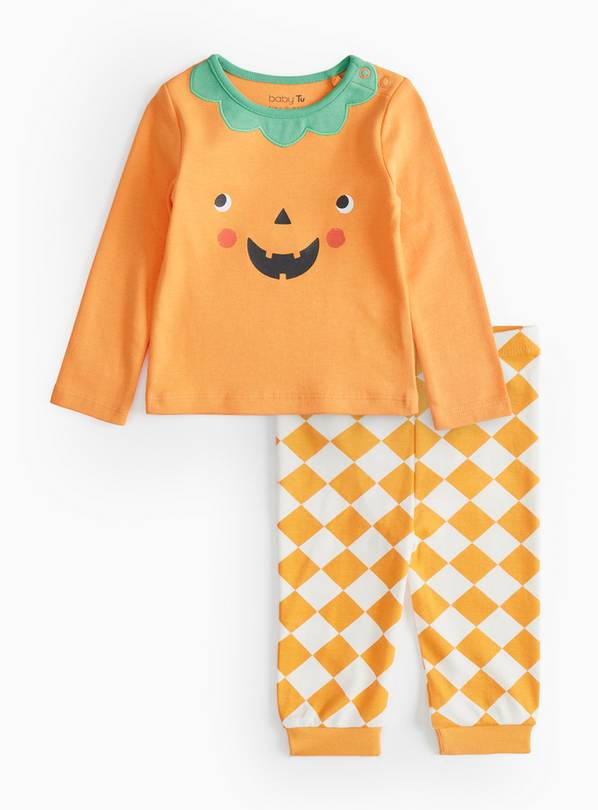 Halloween Pumpkin Printed Pyjamas 12-18 months