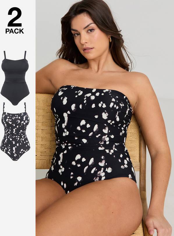 SIMPLY BE Magisculpt 2 Pack Swimsuits 14