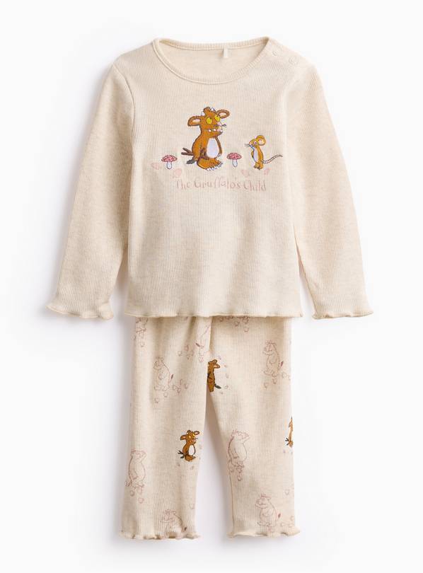 Gruffalo Cream Character Print Pyjama Set Up to 3 mths