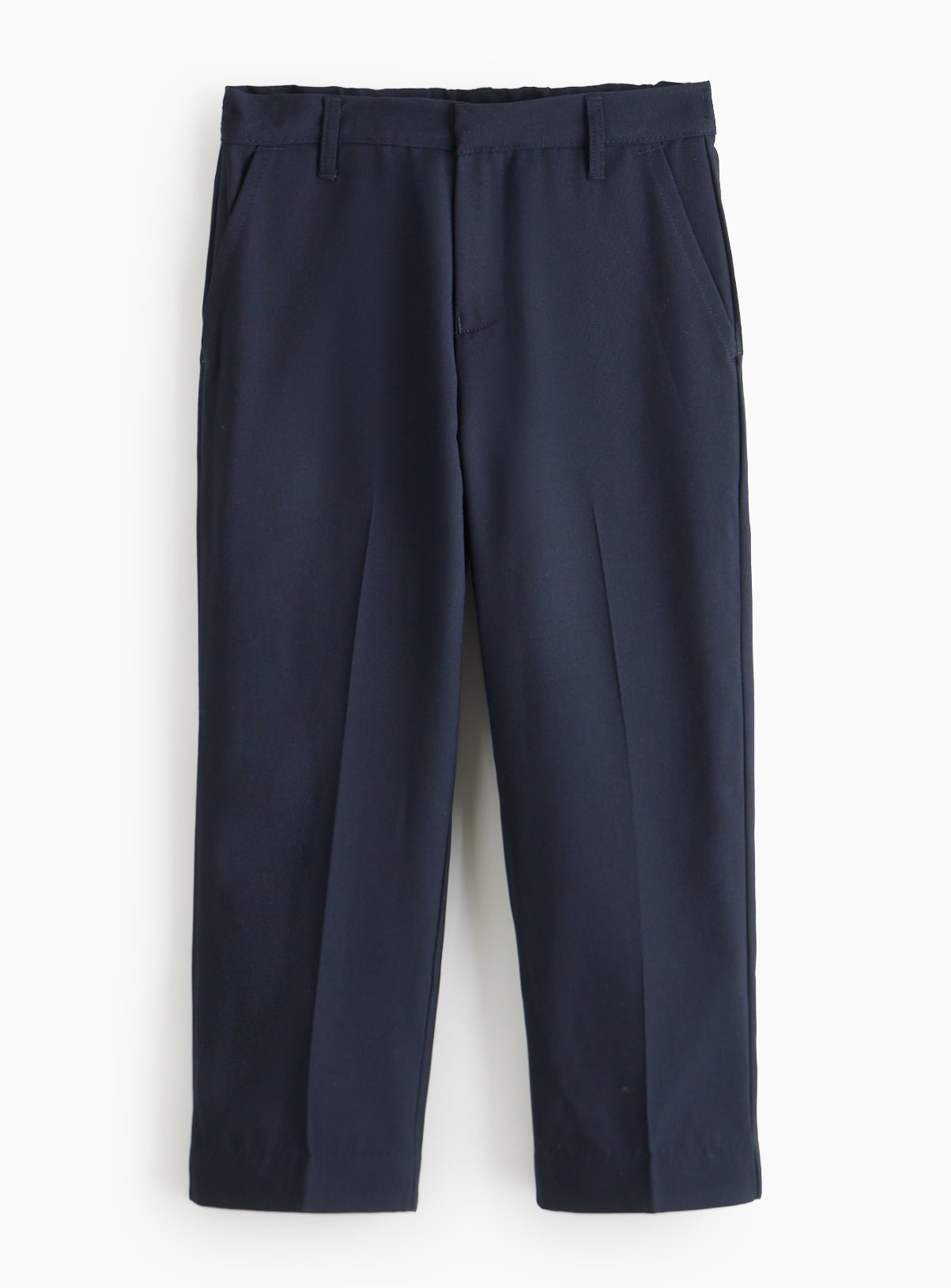 Navy Navy 4 Pack Trousers with Reinforced Knees & Extendable Hem Generous Fit (5 Years) - Tu by Sainsbury's