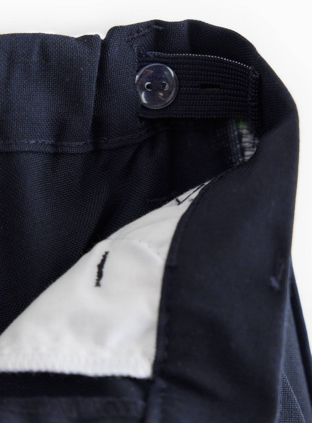 4 Pack Navy Trousers with Reinforced Knees & Extendable Hem Generous Fit 3 years - Image 4