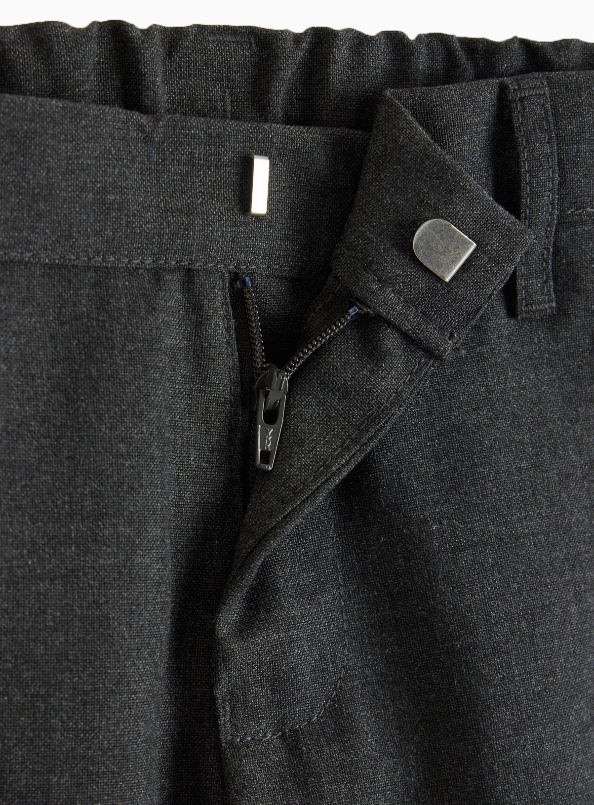 4 Pack Grey Trousers with Reinforced Knees & Extendable Hem Generous Fit 9 years - Image 2 thumbnail