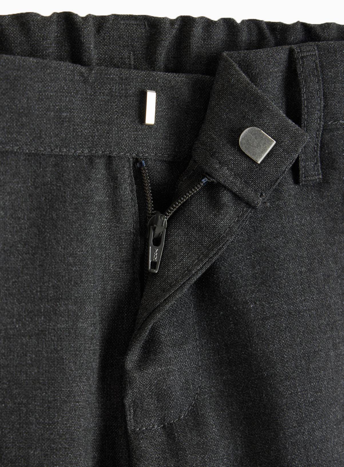 4 Pack Grey Trousers with Reinforced Knees & Extendable Hem Generous Fit 9 years - Image 2