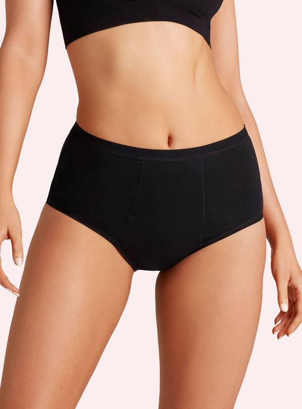 LOVE LUNA Ladies 3 Pair Pack Period Full Brief 14-16