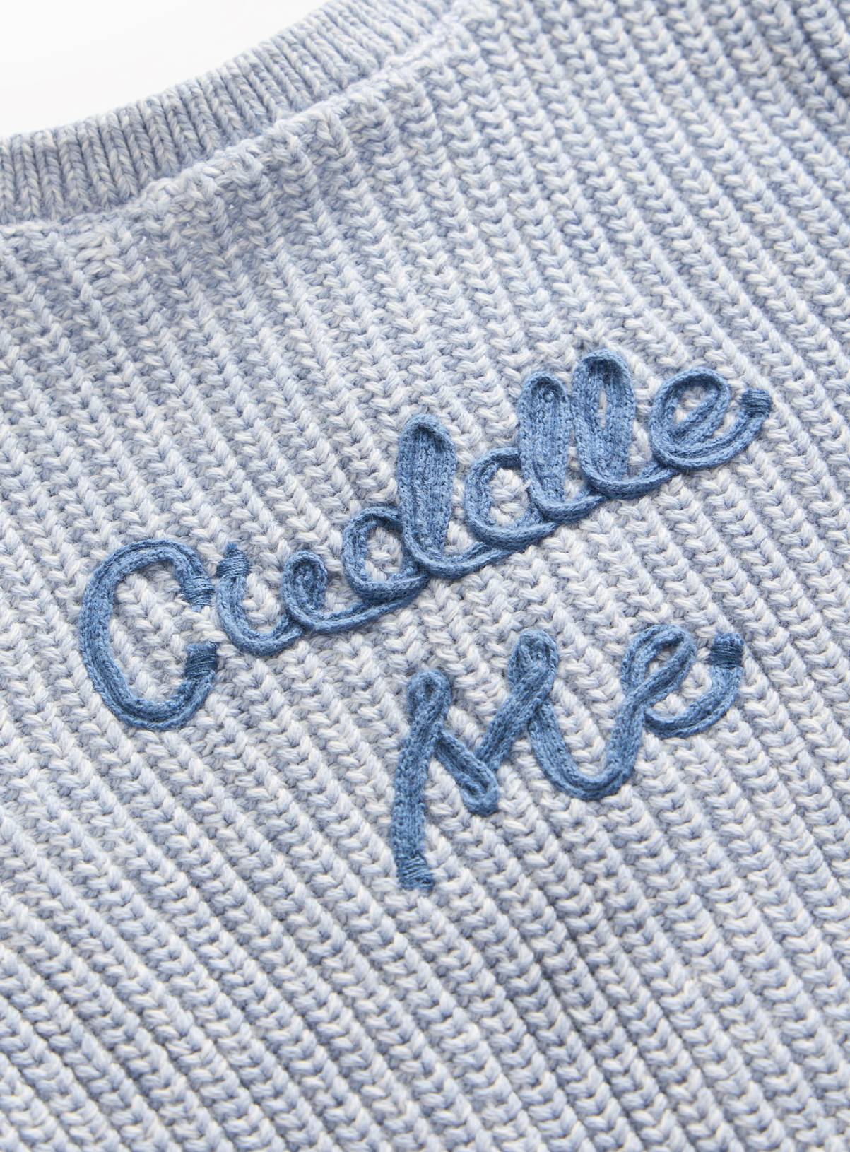 Blue Pocket Knitted Cardigan 18-24 months - Image 2