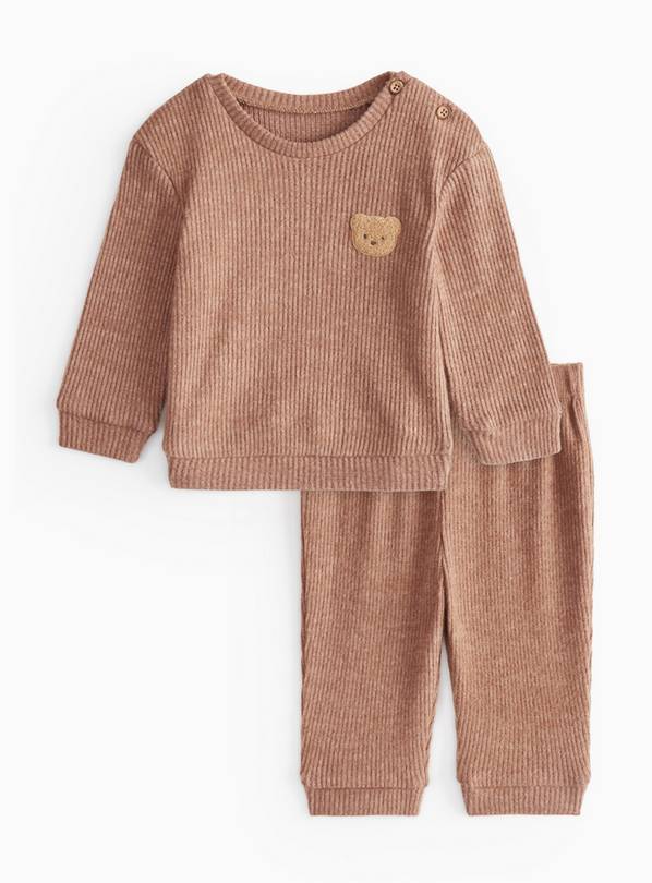 Brown Bear Soft Knitted Set 6-9 months