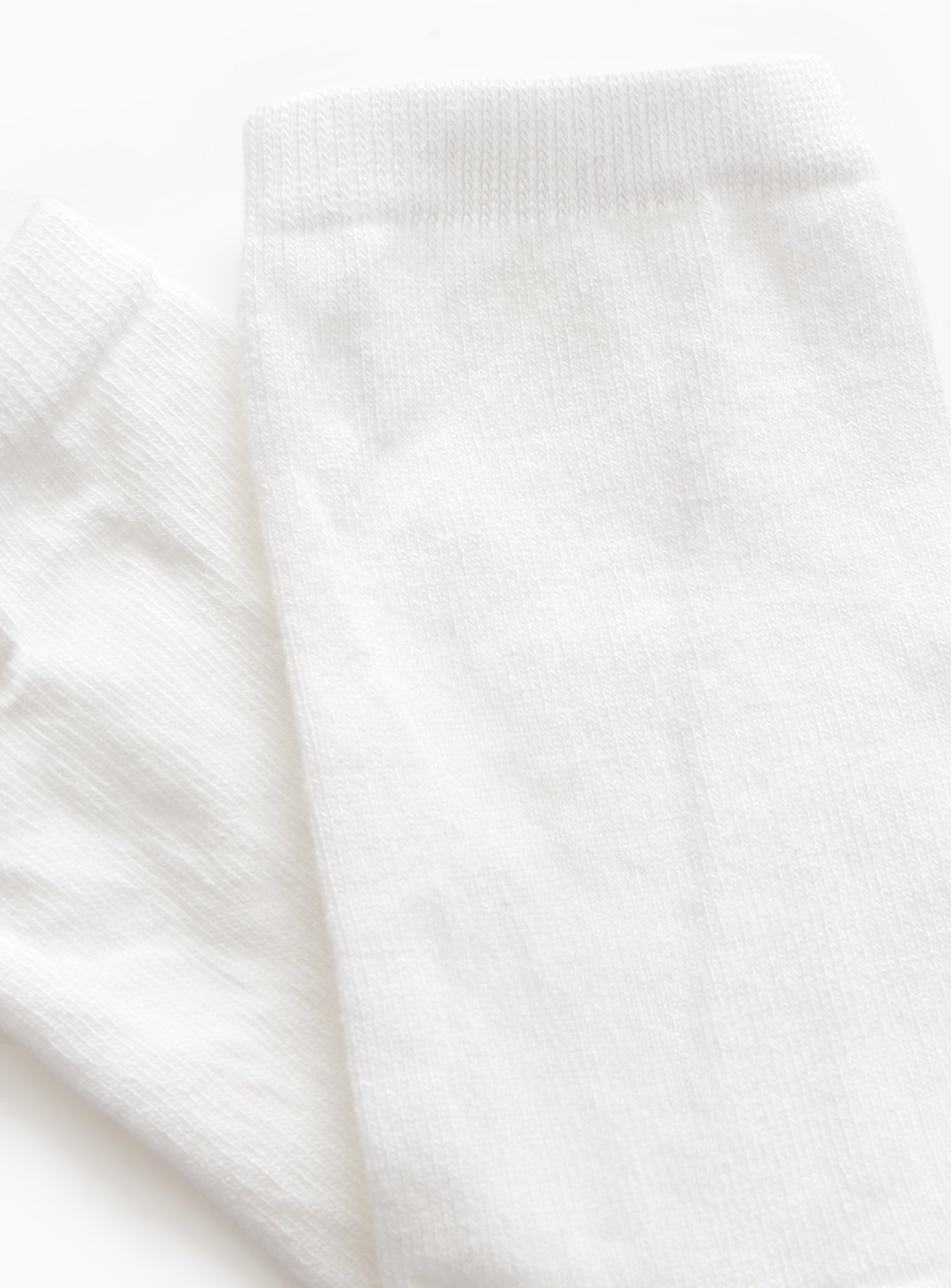 White Modal Blend Ankle Socks 5 Pack 4-8 - Image 2 thumbnail