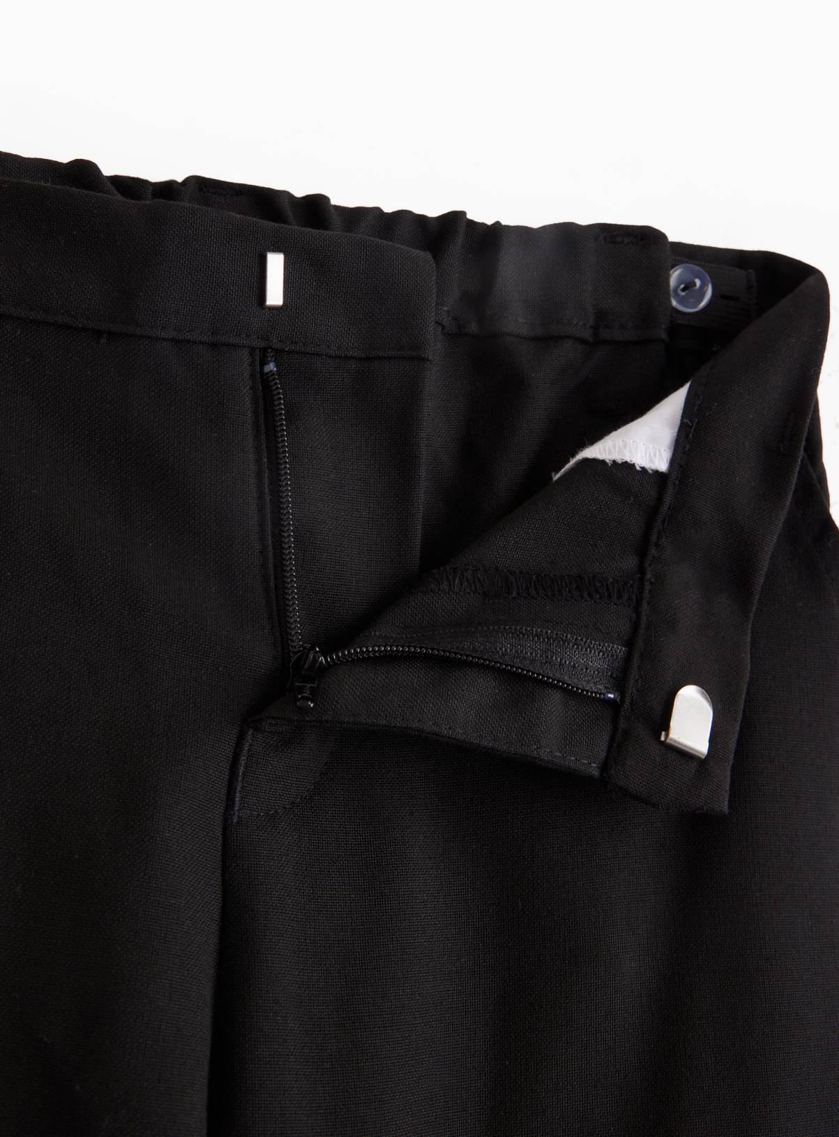 Black Skinny Fit Reinforced Knee Extendable Hem Trousers 4 Pack 13 years - Image 2