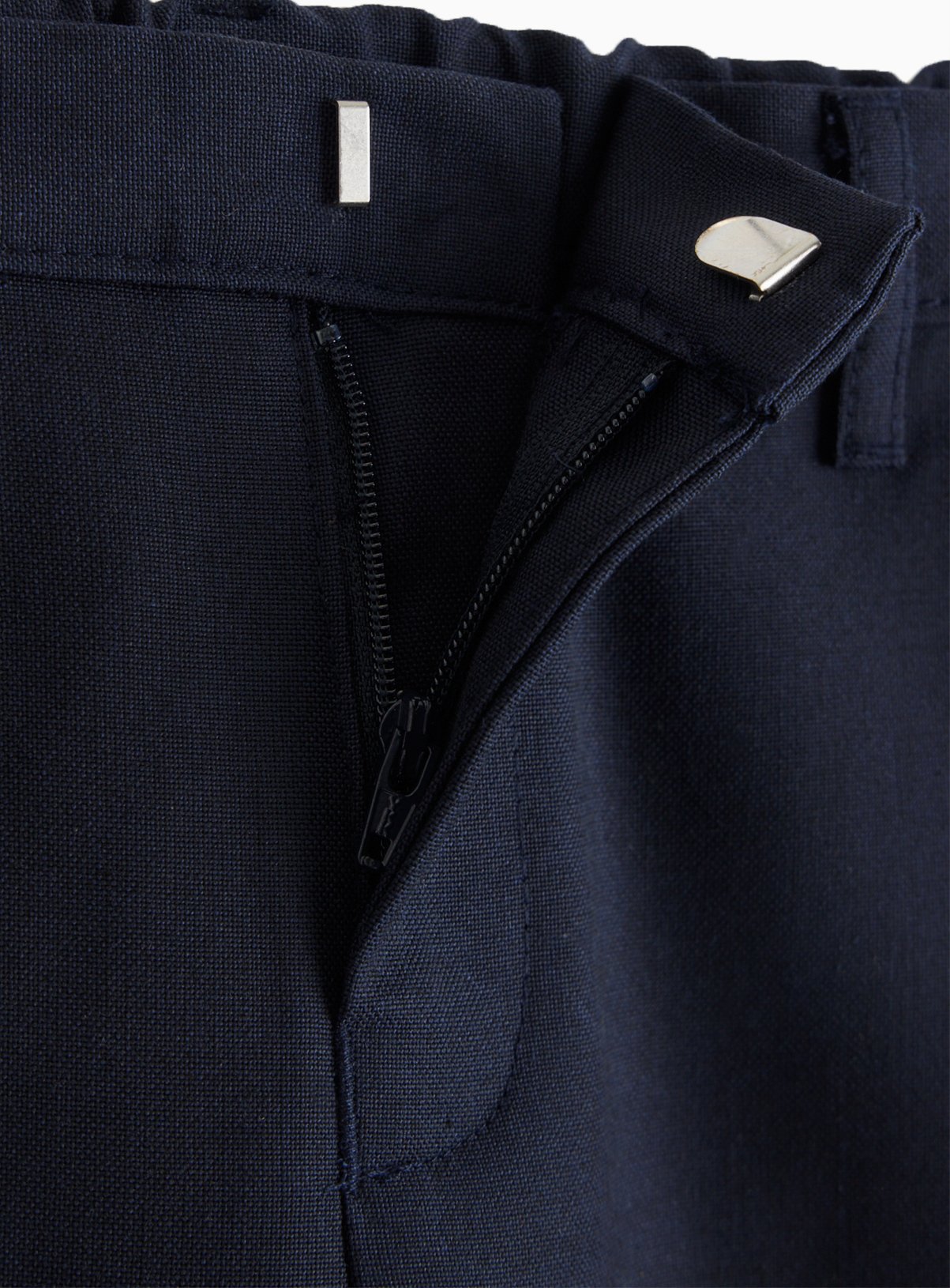 4 Pack Navy Slim Fit Trousers with Reinforced Knees & Extendable Hem Longer Leg 10 years - Image 2 thumbnail