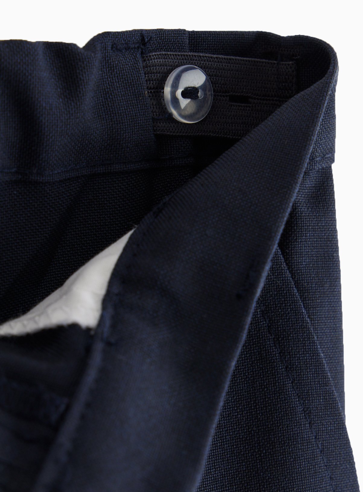 4 Pack Navy Slim Fit Trousers with Reinforced Knees & Extendable Hem Longer Leg 10 years - Image 3 thumbnail