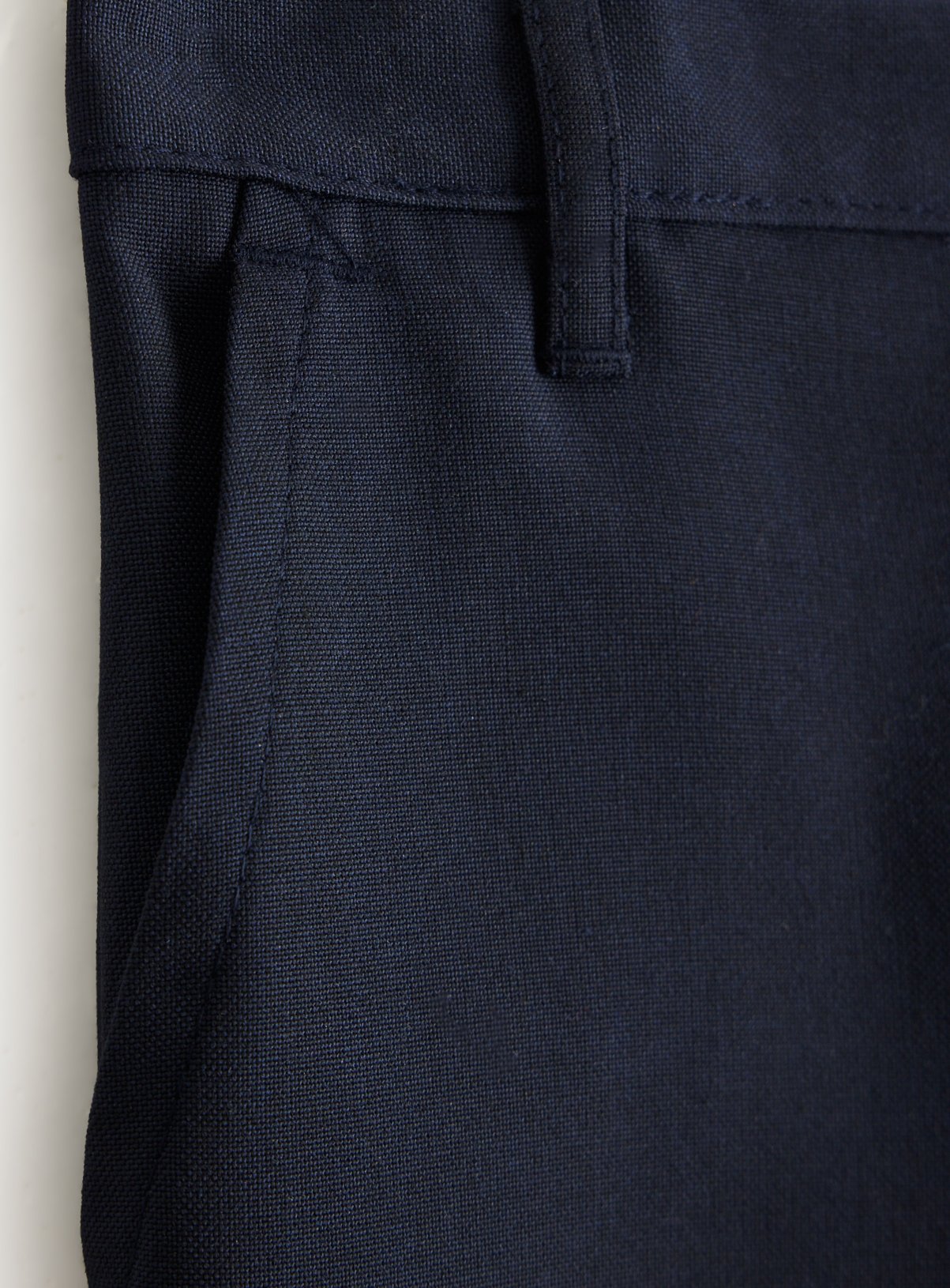 4 Pack Navy Slim Fit Trousers with Reinforced Knees & Extendable Hem Longer Leg 10 years - Image 4 thumbnail