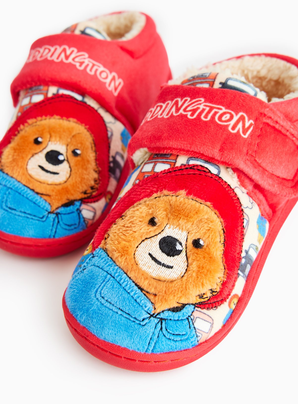Paddington Printed Fleece Lined Cupsole 6-7 Infant - Image 1 thumbnail