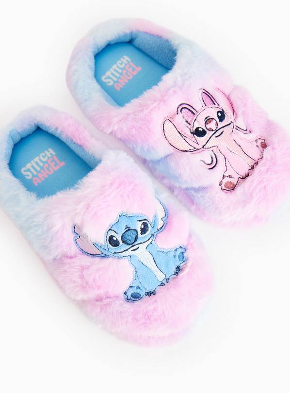 Disney Stitch Lilac Ombre Mule Slippers 10-11 Infant