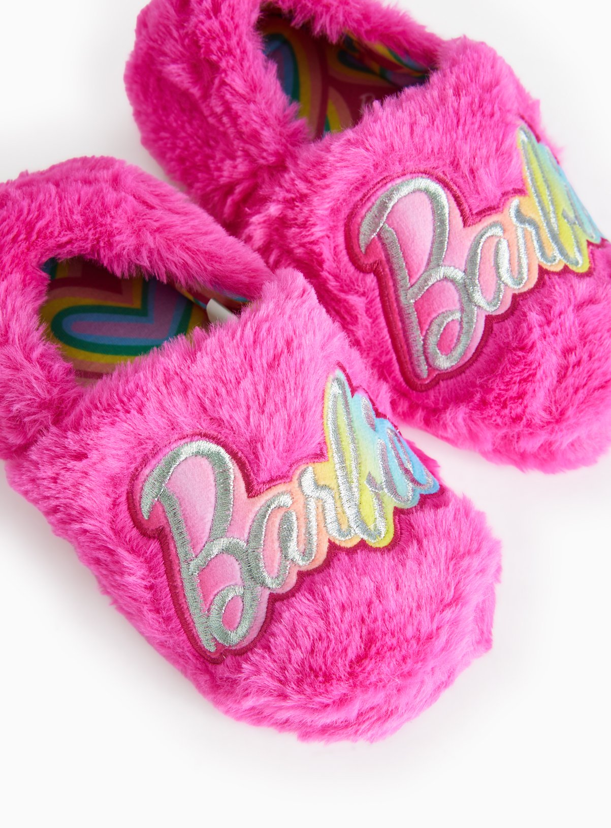 Barbie Pink Mule Slippers 3-4