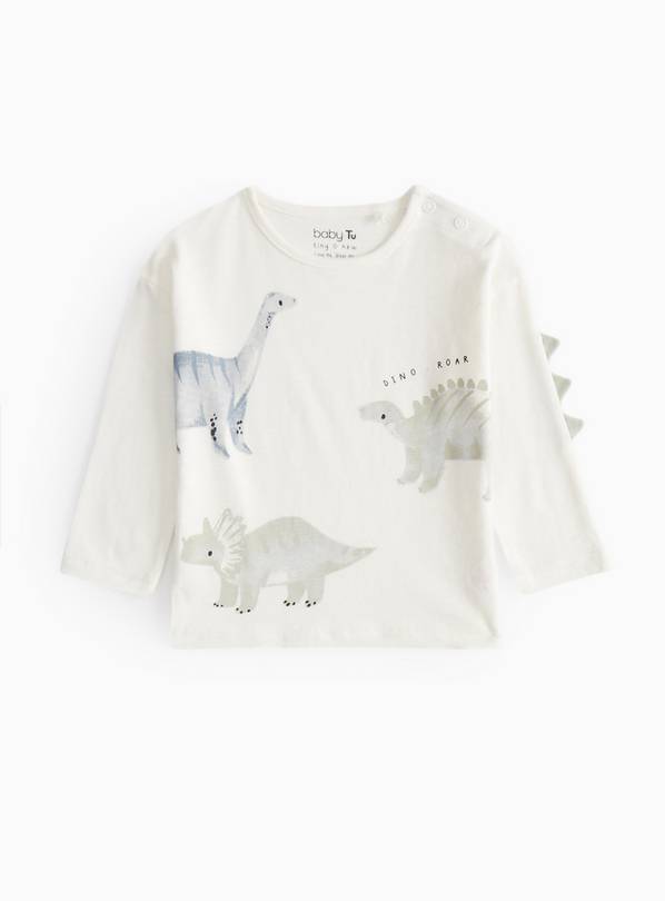Dino Printed Long Sleeve Top  12-18 months