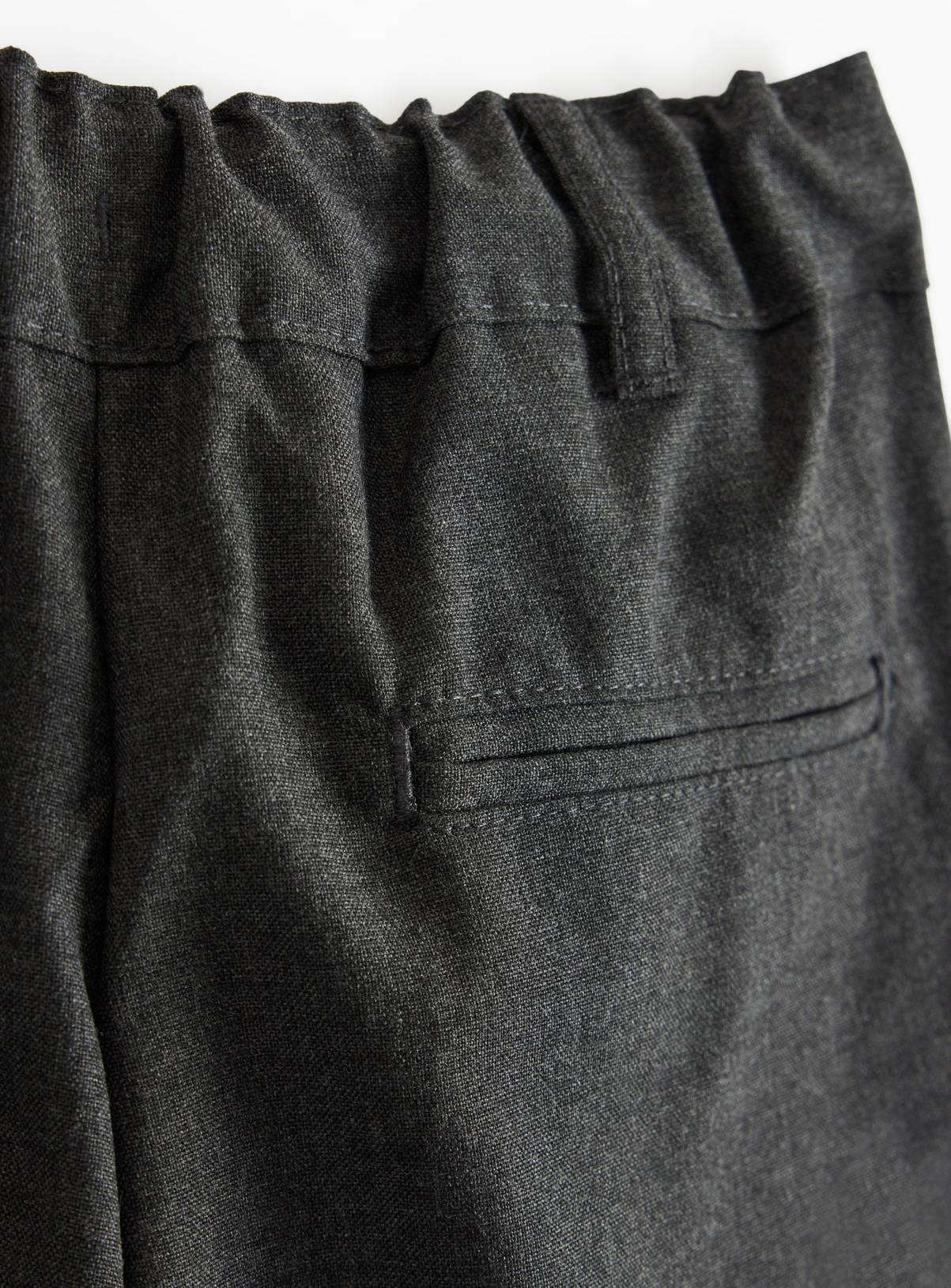 4 Pack Girls Grey 'Dress with Ease' Trousers with Reinforced Knees & Extendable Hem 11 years - Image 4