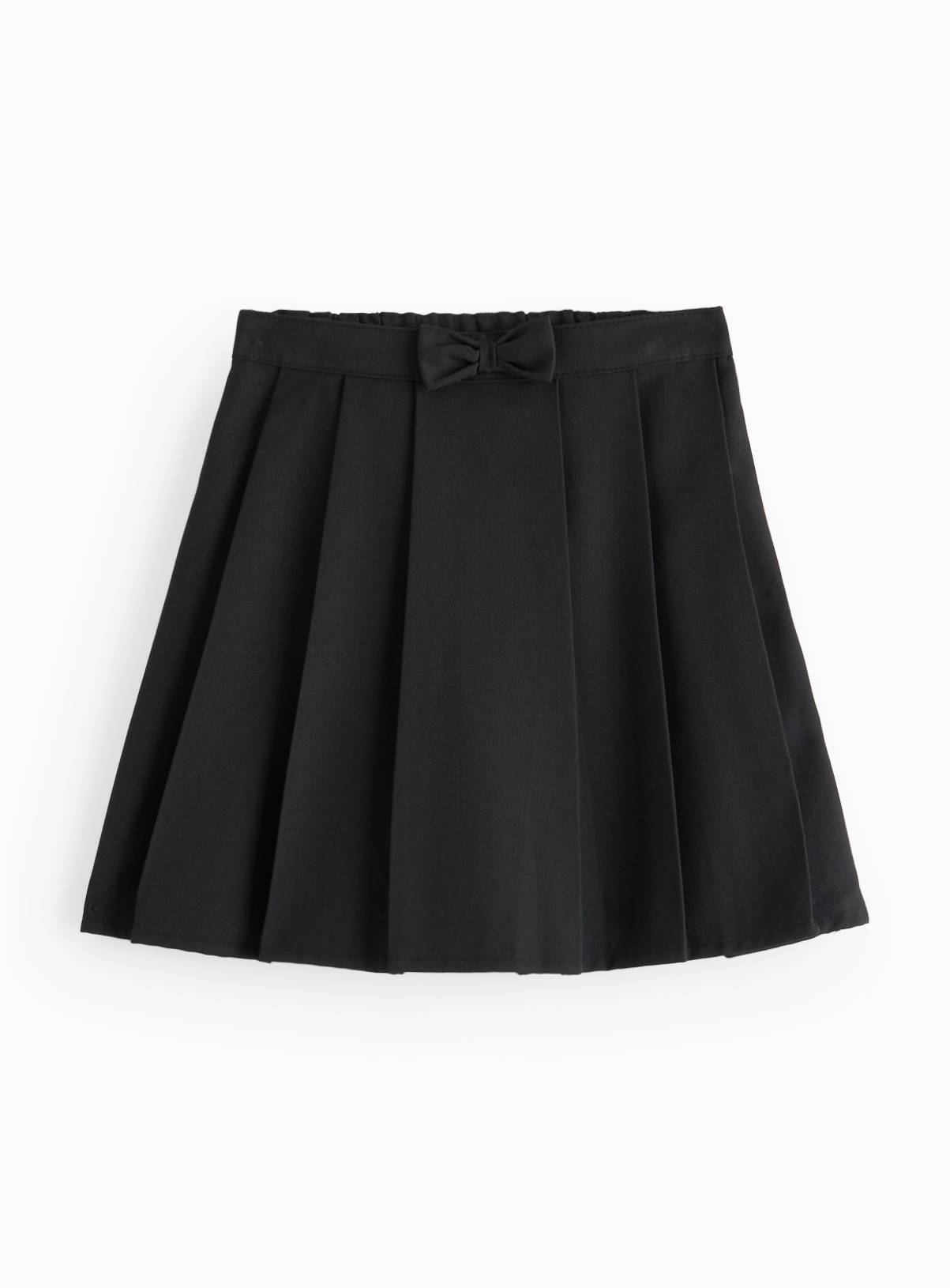 Black Bow Detail Pleated Skirt 11 years - Image 1