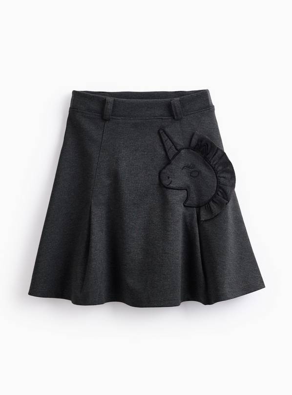 Grey Unicorn Pocket Skirt 6 years