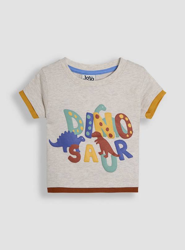 JOJO MAMAN BÉBÉ Dinosaur Print T-Shirt 6-12 months