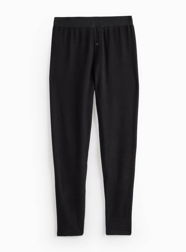 Black Maximum-Warmth Long Thermal Pants XXXL