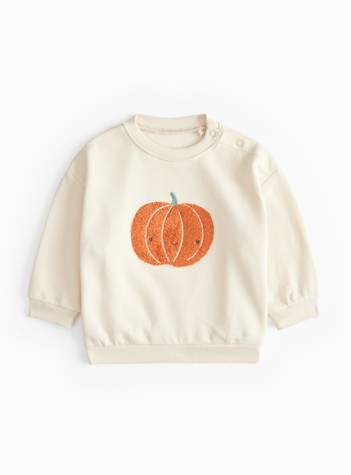 Cream Cream Boucle Pumpkin Jumper (9-12 Months) - Tu by Sainsbury's