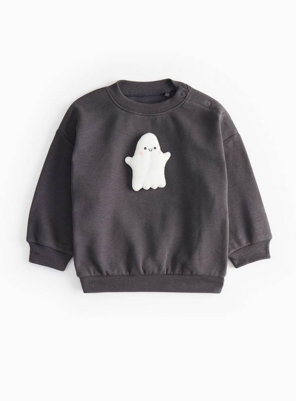 Halloween Ghost Graphic Sweatshirt 6-9 months