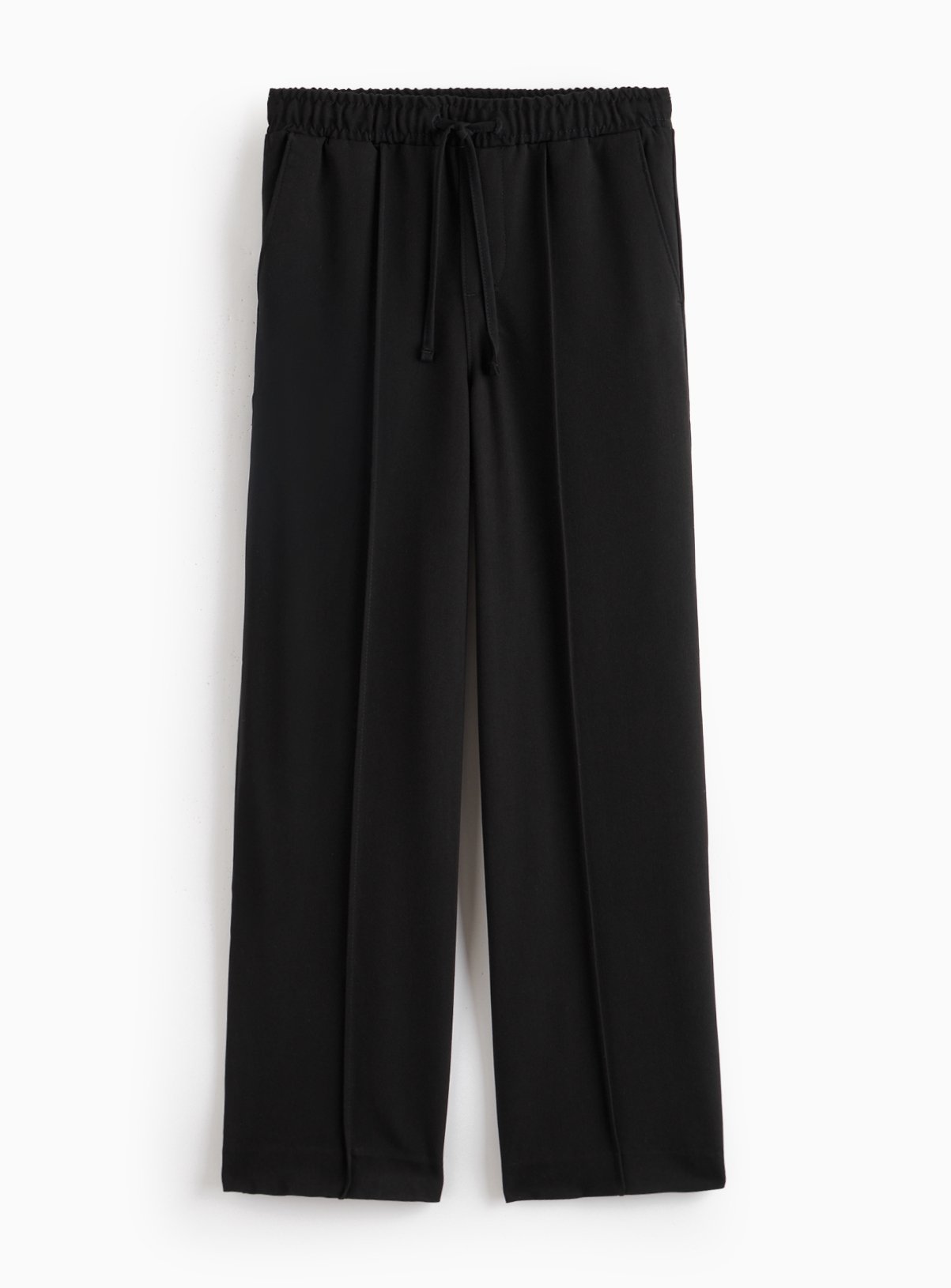 Black Black Wide Leg Trousers (14 Years) - Tu by Sainsbury's