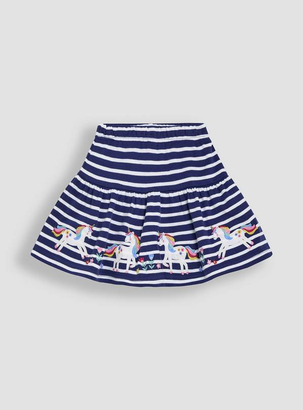 JOJO MAMAN BÉBÉ Unicorn Applique Skort 12-18 months