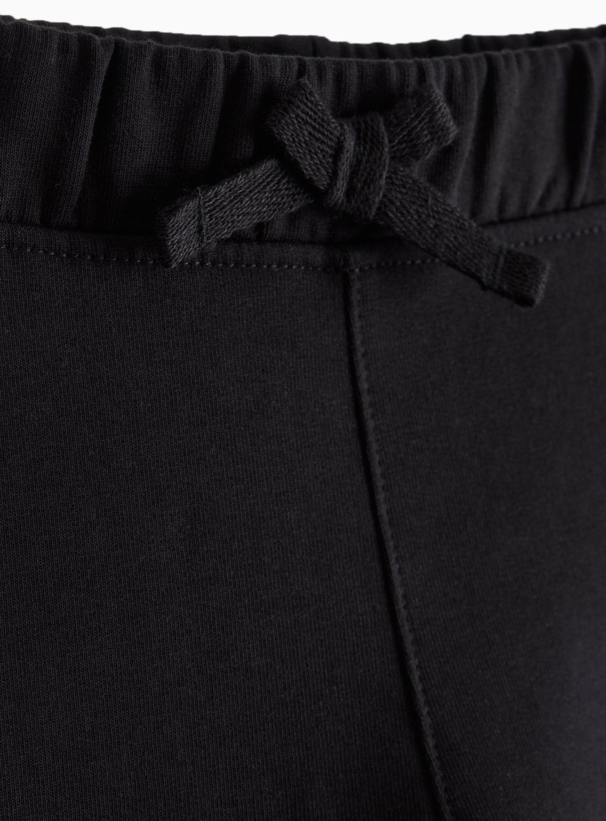 Black Brush Back Fleece Lined Leggings 9 years - Image 2 thumbnail
