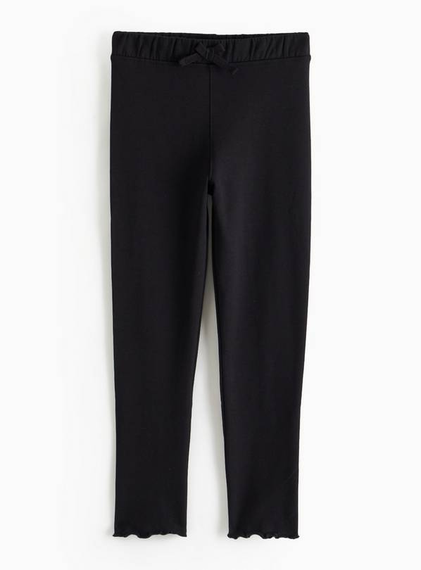 Black Fleece Lined Leggings 10 years